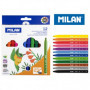 Flamastry MILAN CONIC 631, 12 kolorów w kartonowym opakowaniu