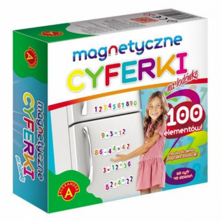 Zabawka Edukacyjna Magnetyczne Cyferki na Lodówkę dla Dzieci