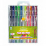 Długopisy Żelowe Fluorescencyjne Zestaw 10 sztuk 0.7 mm
