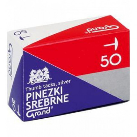 PINEZKI GRAND G50 SREBRNE /1 OP-50szt