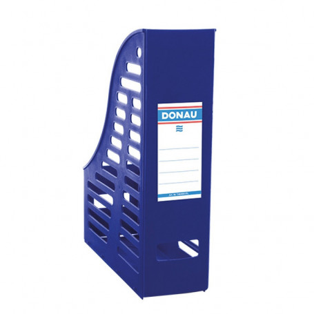 Pojemnik ażurowy na dokumenty DONAU, PP, A4, składany, niebieski