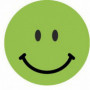 Kółka z symbolami do zaznaczania w dyspenserze 'Uśmiechnięta buźka', trwałe, 250 szt. / rolka, Ø19 mm, zielone, Avery Zweckform