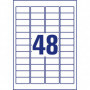 Etykiety Heavy Duty Avery Zweckform  A4, 20 ark./op., 45,7 x 21,2 mm, białe, poliestrowe