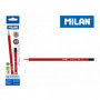 Ołówki MILAN sześciokątne HB z gumką, op. 12 szt.