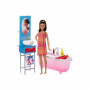 Lalka Barbie dla Dziewczynki Zestaw Mebli Dom Mattel