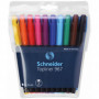 Zestaw Kolorowych Cienkopisów do Pisania Schneider 10 Sztuk