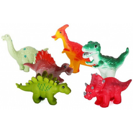 Zabawki dla Dzieci Dinozaury Gumowe Zabawne Figurki Hipo