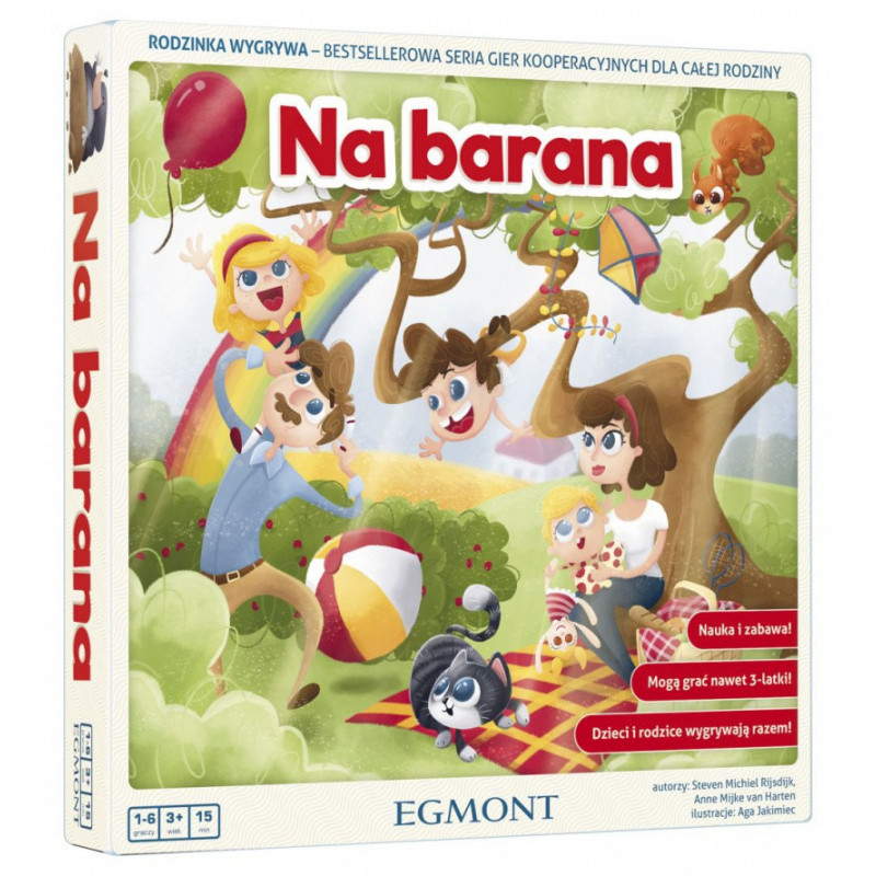 Gra Planszowa Edukacyjna Dla Dzieci Gra Edukacyjna dla Dzieci Na Barana Gra Planszowa