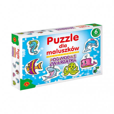 Puzzle dla Maluszków - Podwodne Zwierzątka