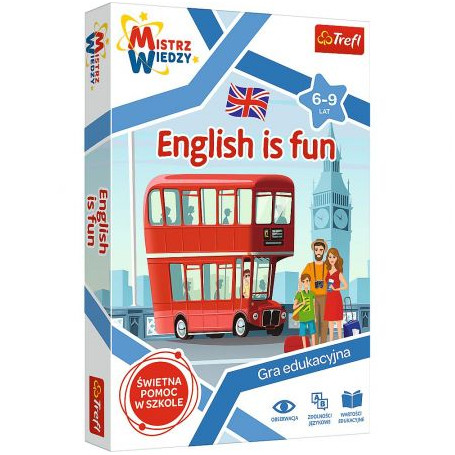 Gra Edukacyjna dla Dzieci Mistrz Wiedzy English is Fun