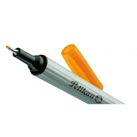 Kolorowy Długopis Cienkopis 96 Pelikan 0,4mm Pomarańczowy