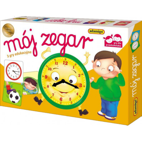 Gra Edukacyjna dla Dzieci Mój Zegar Loteryjka Edukacyjna