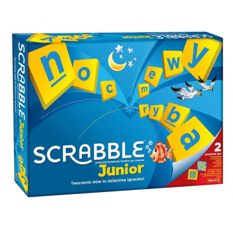 Gra Planszowa dla Dzieci Słowna Scrabble Junior Mattel