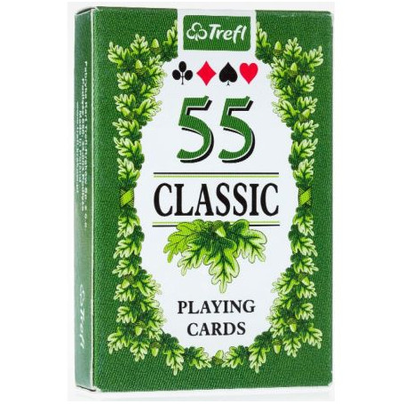 Karty do Gry 55 Kart Listków Classic Gra Karciana Trefl