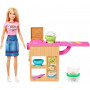Lalka Barbie dla Dziewczynki Lalka w Kuchni Akcesoria