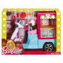 Akcesoria dla Lalek Barbie Mobilny Bufecik Skuter Mattel
