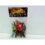 Zabawka dla Dzieci Figurki Dinozaury 4 Elementów Plastik