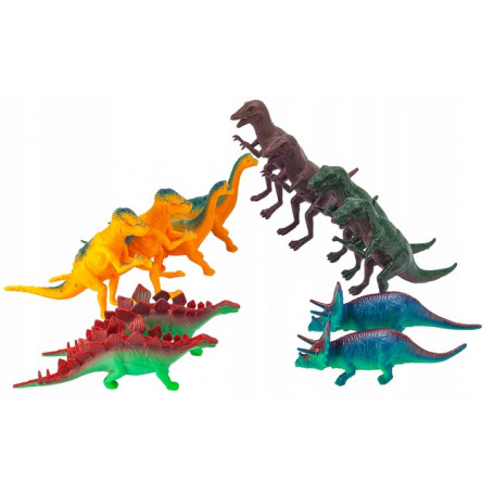 Zabawka dla Dzieci Figurki Dinozaury 12 Elementów Hipo