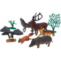 Zabawki dla Dzieci Figurki Zwierzęta Leśne z Akcesoriami