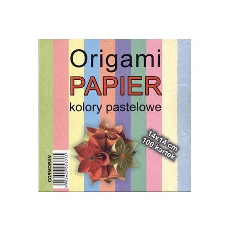 Origami papier 14x14cm. pastele