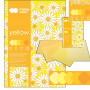 Blok Deco Yellow A5, 170g, 20 ark, 5 kol. tonacja żółta, Happy Color