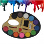 Paletka Akwarele 12 Kolorów Zestaw Szkolny Artystyczny