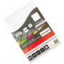 Fluorescencyjne etykiety samoprzylepne A4 białe bez sztancowania 25 arkuszy w ryzie 10 ryz w kart.