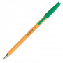 Długopis Q-CONNECT z wymiennym wkładem 0,4mm (linia), zielony