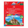Kredki Ołówkowe Faber-Castell 24 Kolory +temperówka