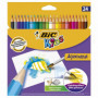 BIC Kids Aquacouleur Kredki ołówkowe 24 kolory