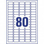 Usuwalne etykiety uniwersalne Avery Zweckform  A4, 30 ark./op., 35,6 x 16,9 mm, białe
