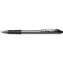 Długopis z gumowym uchytem na wkłady wymienne BKS7E, automatyczny, 10 SZT.,CZARNY