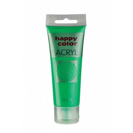 Farba akrylowa 75ml, jasnozielony, Happy Color