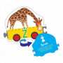 Gra Edukacyjna dla Dzieci Puzzle Lokomotywa Literkowe Zoo
