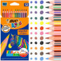 Kredki BIC Evolution Stripes Kredki Ołówkowe 12 Kolorów