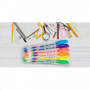 KIDEA Długopisy Żelowe Fluorescencyjnych Zestaw 6 sztuk