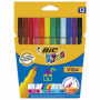 BIC Kids Kid Visa Flamastry 12 kolorów