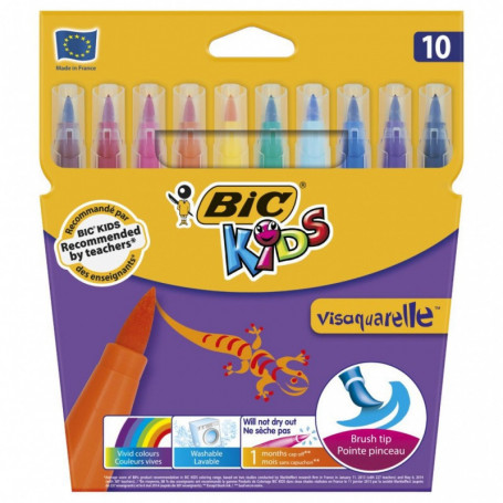 BIC Kids Visaquarelle Flamastry Pudełko 10 szt