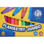 Flamastry Astra jumbo 12 kolorów
