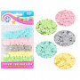 Confetti cekinowe kółka na blistrze - mix 5 kolorów pastelowych 1000 sztuk