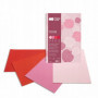 Blok Deco Rose A5, 170g, 20 ark, 4 kol. tonacja różowo-czerwona, Happy Color