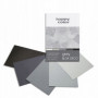 Blok Deco Grey A4, 170g, 20 ark, 5 kol. tonacja szara, Happy Color