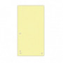 Przekładki DONAU, karton, 1/3 A4, 235x105mm, 100szt., żółte