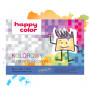 Blok rysunkowy kolorowy A4, 80g, 15 ark, Happy Color