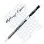 Długopis żelowy UM-100, czarny, Uni