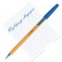 Długopis Q-CONNECT z wymiennym wkładem 0,4mm (linia), niebieski