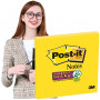 Karteczki samoprzylepne POST-IT® Super Sticky (654-S), 76x76mm, 1x90 kart., żółte