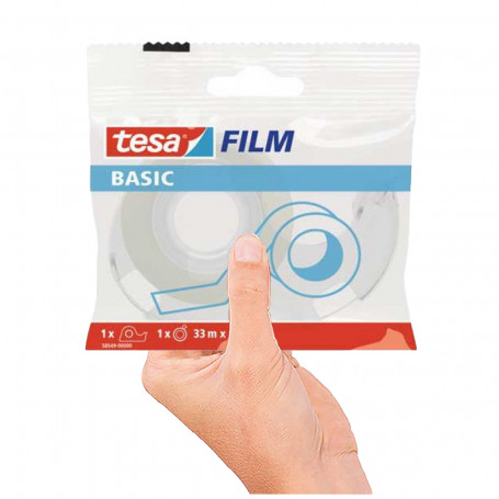 TAŚMA TESA FILM BASIC 15MMX33M+DYSPENSER