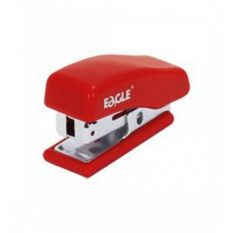 Zszywacz EAGLE 868 mini czerwony 24/6 - 20 kartek